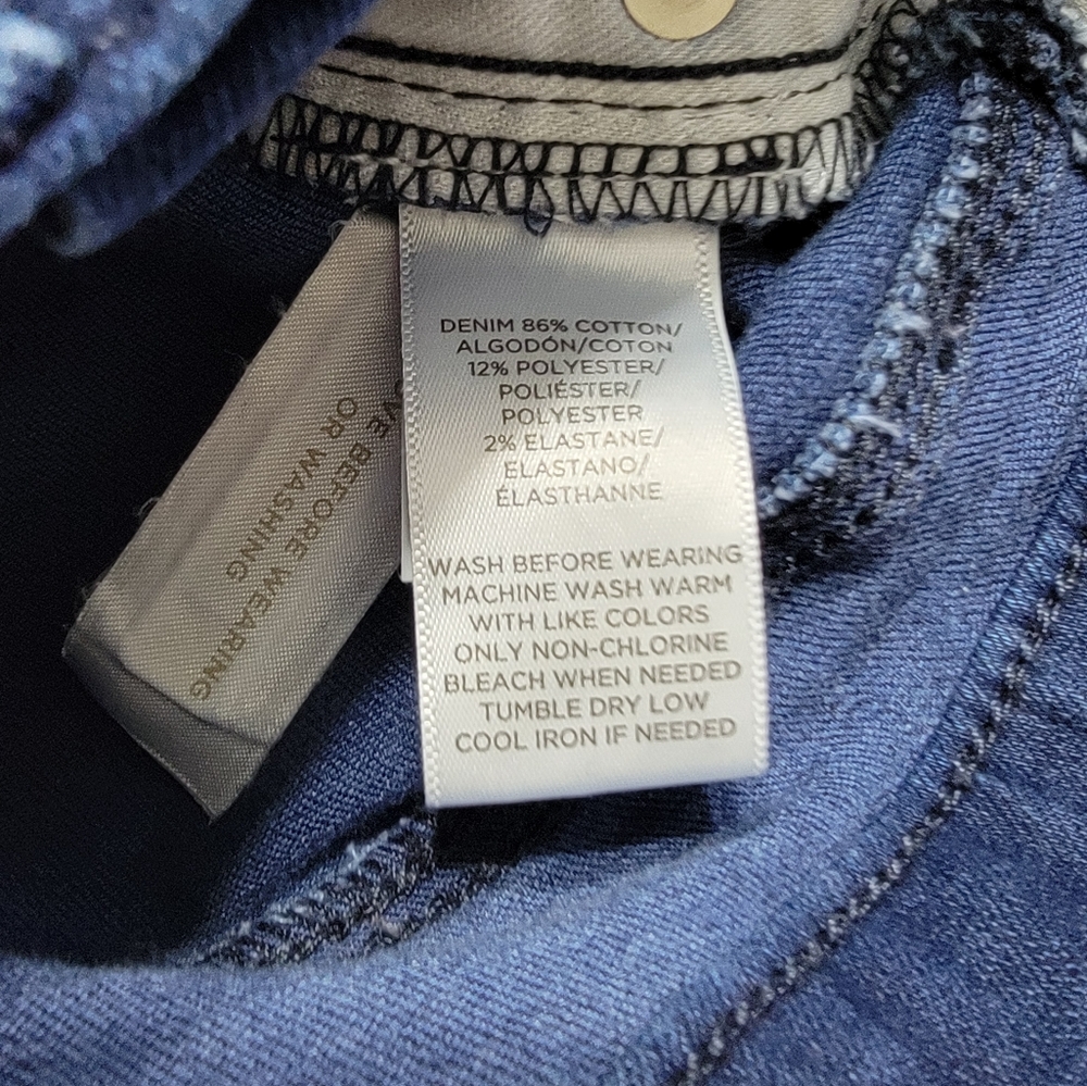 LOFT NWOT Denim Slim Pockets Legging Jean Women's Size 26 Petite - Picture 7 of 9